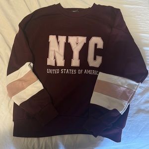 sweatshirt from BERCHKA an European brand its a size small